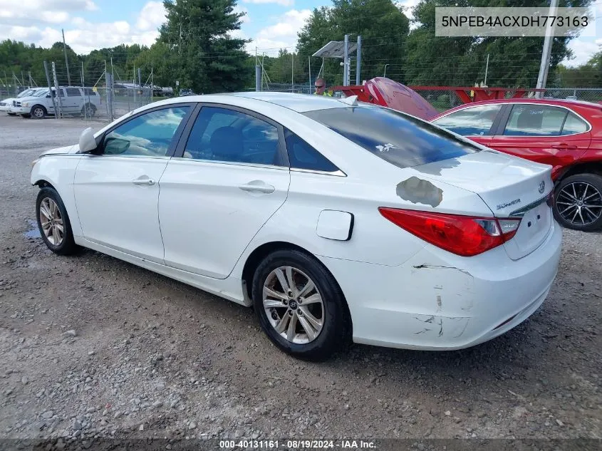 2013 Hyundai Sonata Gls VIN: 5NPEB4ACXDH773163 Lot: 40131161