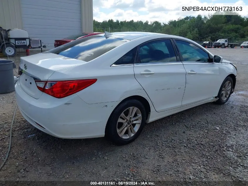 2013 Hyundai Sonata Gls VIN: 5NPEB4ACXDH773163 Lot: 40131161