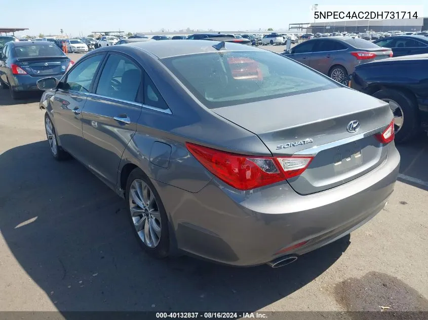 2013 Hyundai Sonata Se VIN: 5NPEC4AC2DH731714 Lot: 40132837