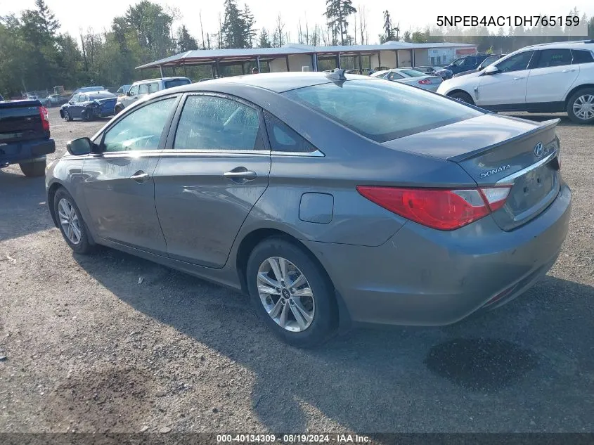 2013 Hyundai Sonata Gls VIN: 5NPEB4AC1DH765159 Lot: 40134309