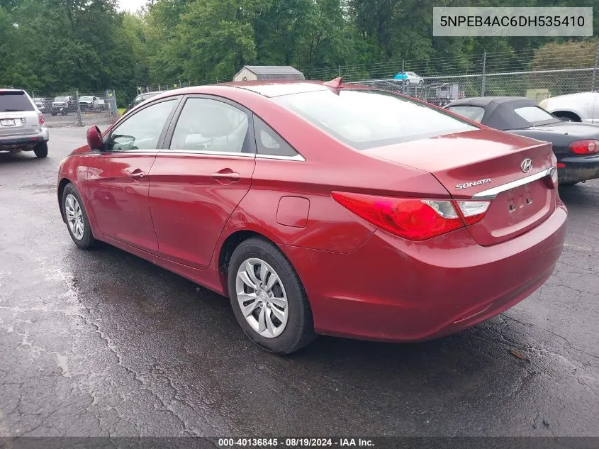 2013 Hyundai Sonata Gls VIN: 5NPEB4AC6DH535410 Lot: 40136845