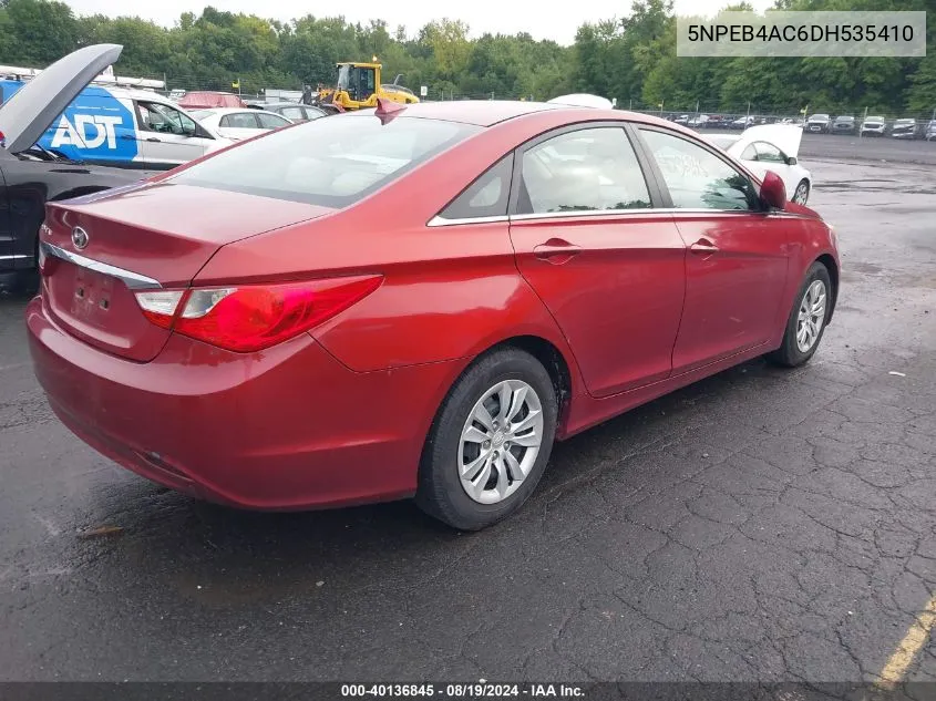 2013 Hyundai Sonata Gls VIN: 5NPEB4AC6DH535410 Lot: 40136845