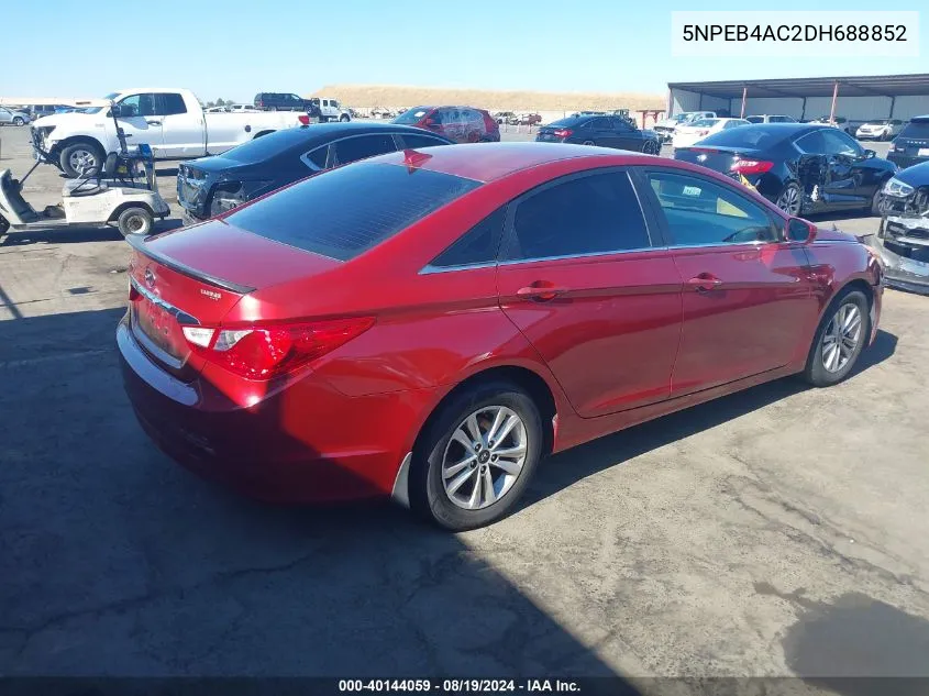 5NPEB4AC2DH688852 2013 Hyundai Sonata Gls