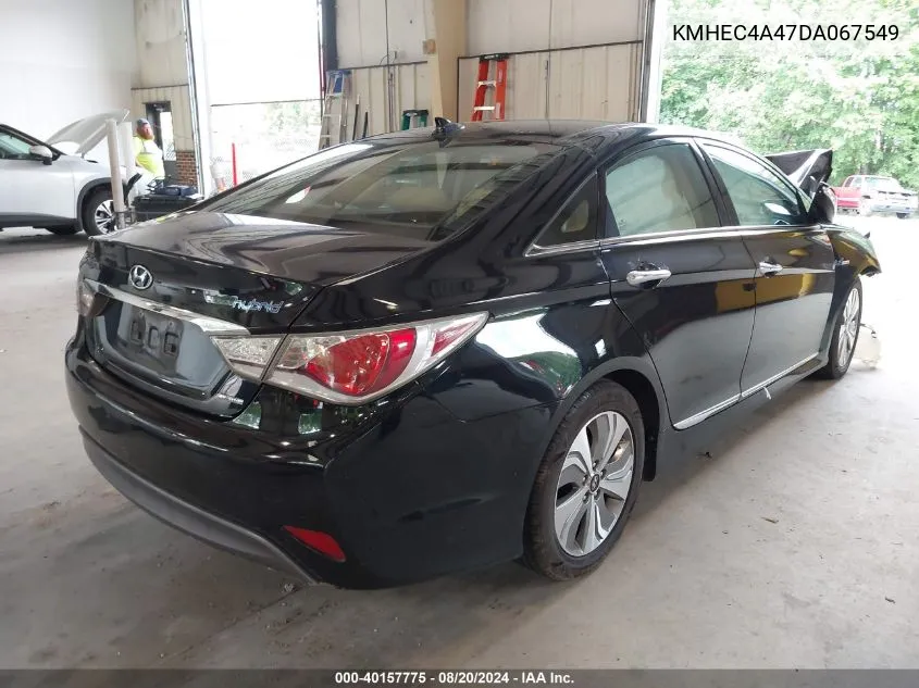 KMHEC4A47DA067549 2013 Hyundai Sonata Hybrid Limited