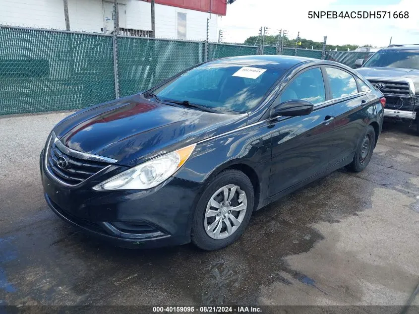 5NPEB4AC5DH571668 2013 Hyundai Sonata Gls