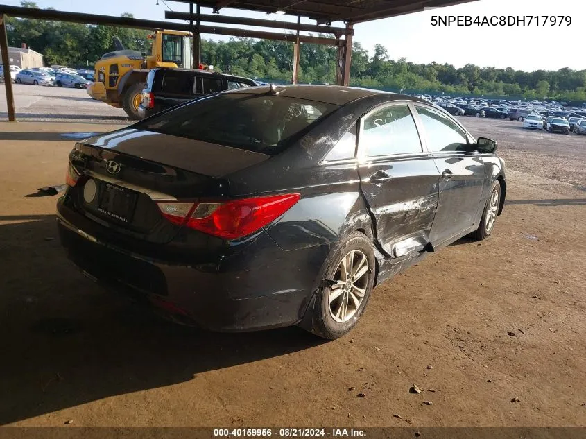 2013 Hyundai Sonata Gls VIN: 5NPEB4AC8DH717979 Lot: 40159956