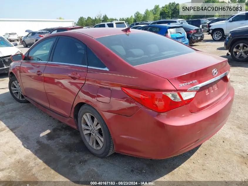 2013 Hyundai Sonata Gls VIN: 5NPEB4AC9DH676083 Lot: 40167183