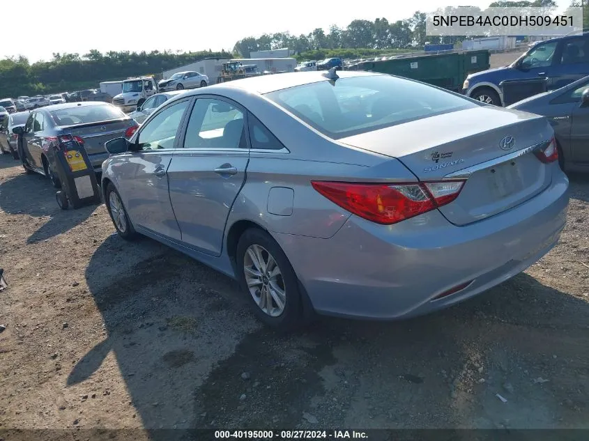 5NPEB4AC0DH509451 2013 Hyundai Sonata Gls