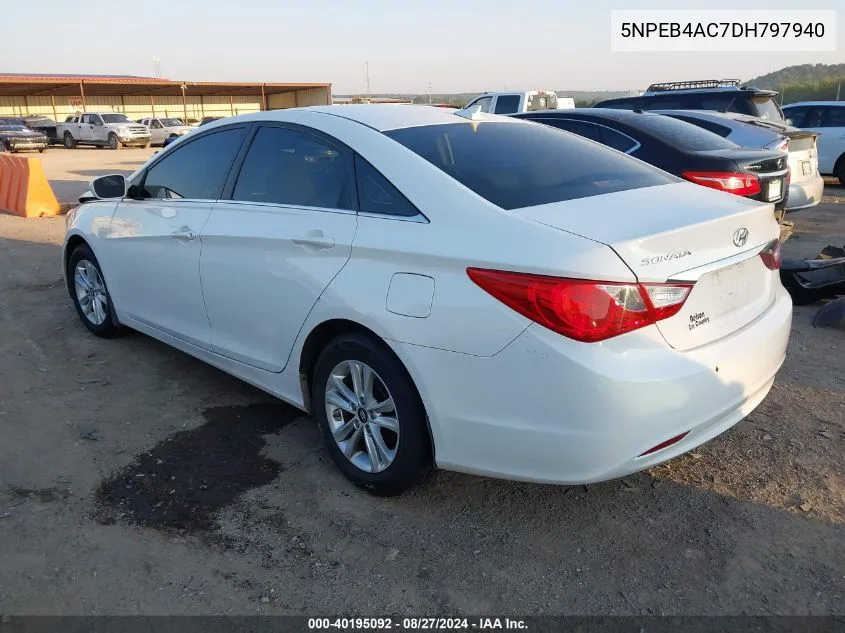 5NPEB4AC7DH797940 2013 Hyundai Sonata Gls