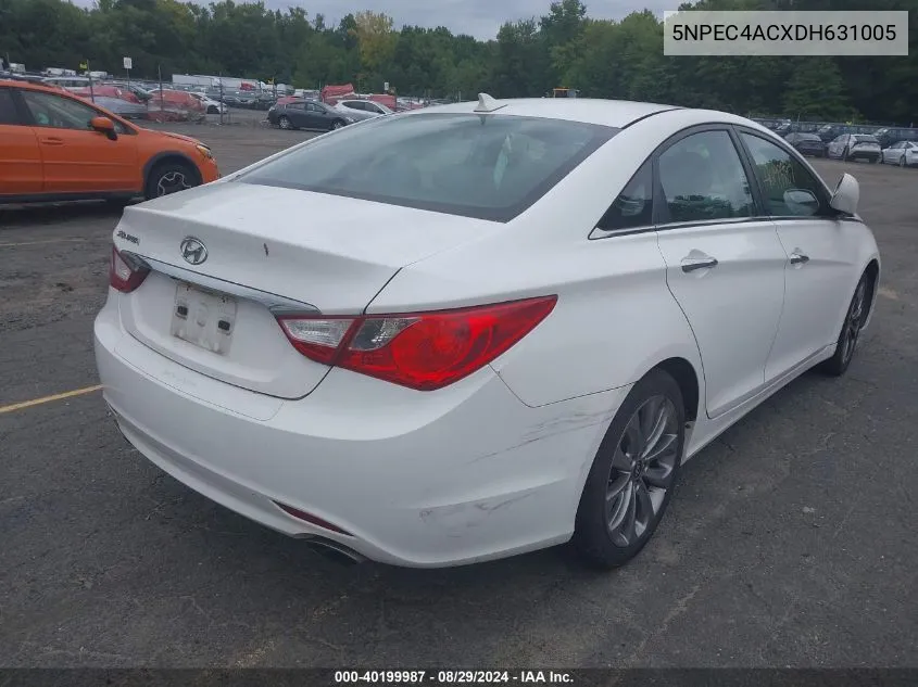 2013 Hyundai Sonata Se VIN: 5NPEC4ACXDH631005 Lot: 40199987