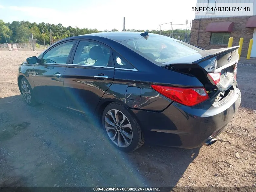 2013 Hyundai Sonata Se/Limited VIN: 5NPEC4AB3DH74448 Lot: 40200494