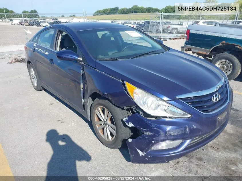 2013 Hyundai Sonata Gls VIN: 5NPEB4AC5DH725134 Lot: 40205025