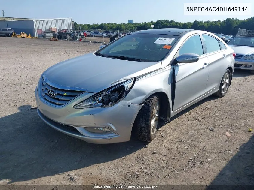 5NPEC4AC4DH649144 2013 Hyundai Sonata Limited