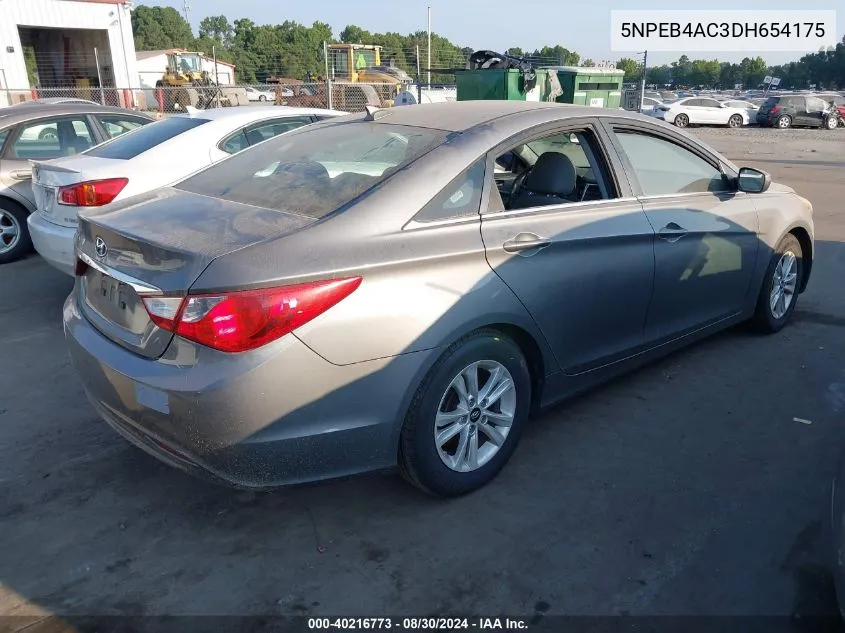 5NPEB4AC3DH654175 2013 Hyundai Sonata Gls