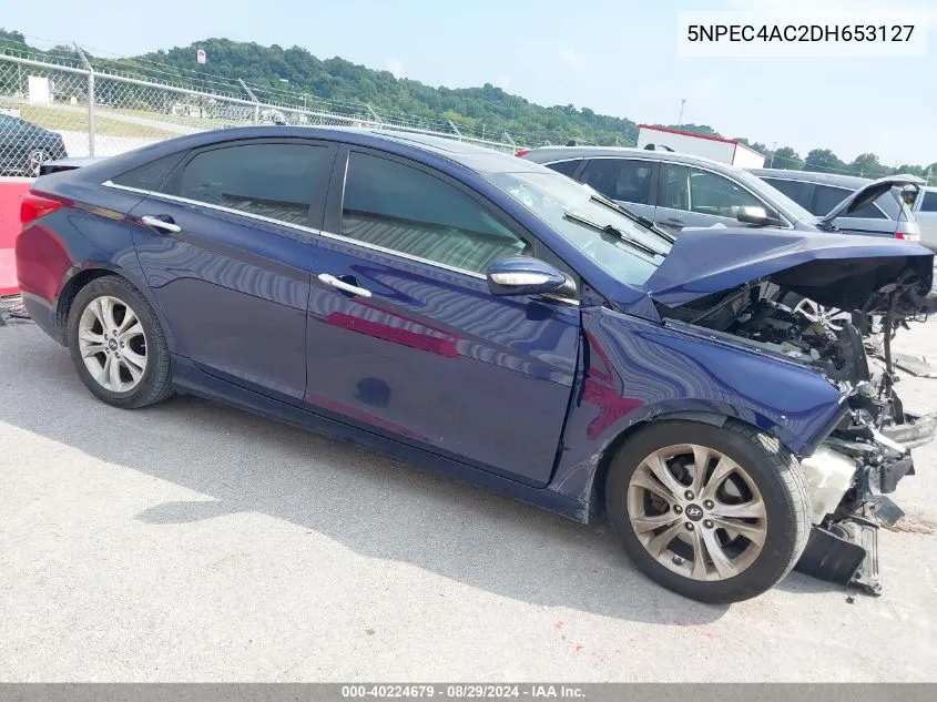 2013 Hyundai Sonata Limited VIN: 5NPEC4AC2DH653127 Lot: 40224679