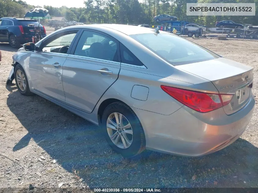 2013 Hyundai Sonata Gls VIN: 5NPEB4AC1DH615522 Lot: 40230356