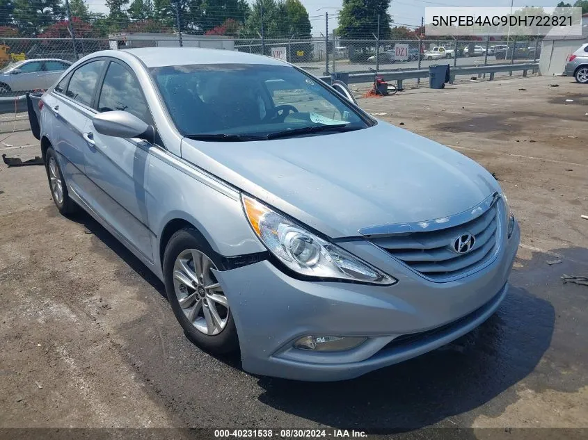 2013 Hyundai Sonata Gls VIN: 5NPEB4AC9DH722821 Lot: 40231538