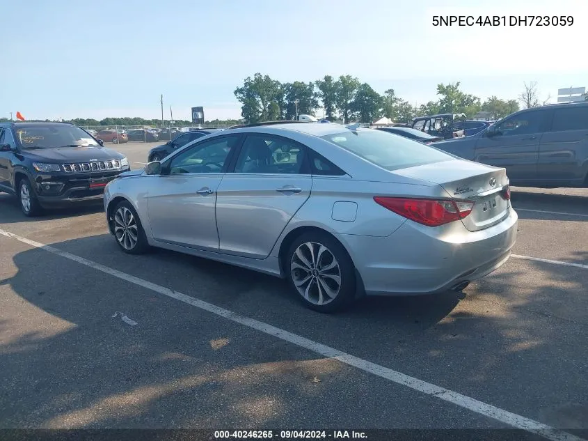 2013 Hyundai Sonata Limited 2.0T VIN: 5NPEC4AB1DH723059 Lot: 40246265