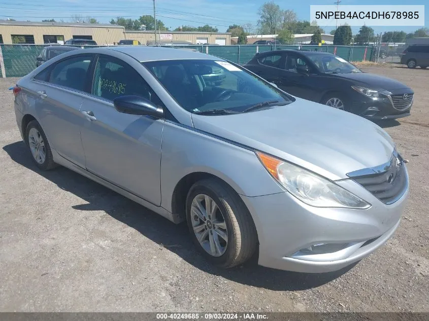 2013 Hyundai Sonata Gls VIN: 5NPEB4AC4DH678985 Lot: 40249685