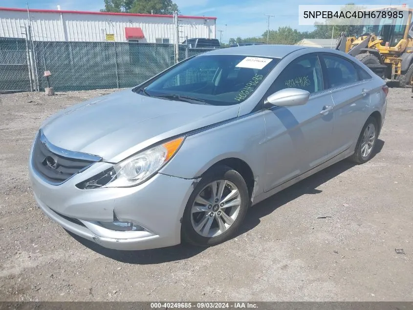 2013 Hyundai Sonata Gls VIN: 5NPEB4AC4DH678985 Lot: 40249685