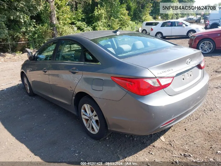 5NPEB4AC5DH624708 2013 Hyundai Sonata Gls