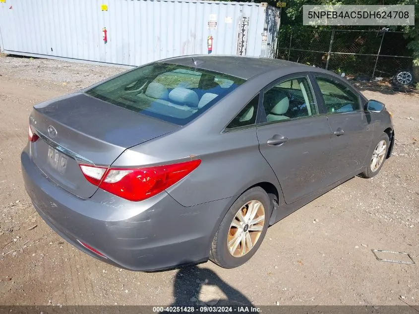 5NPEB4AC5DH624708 2013 Hyundai Sonata Gls