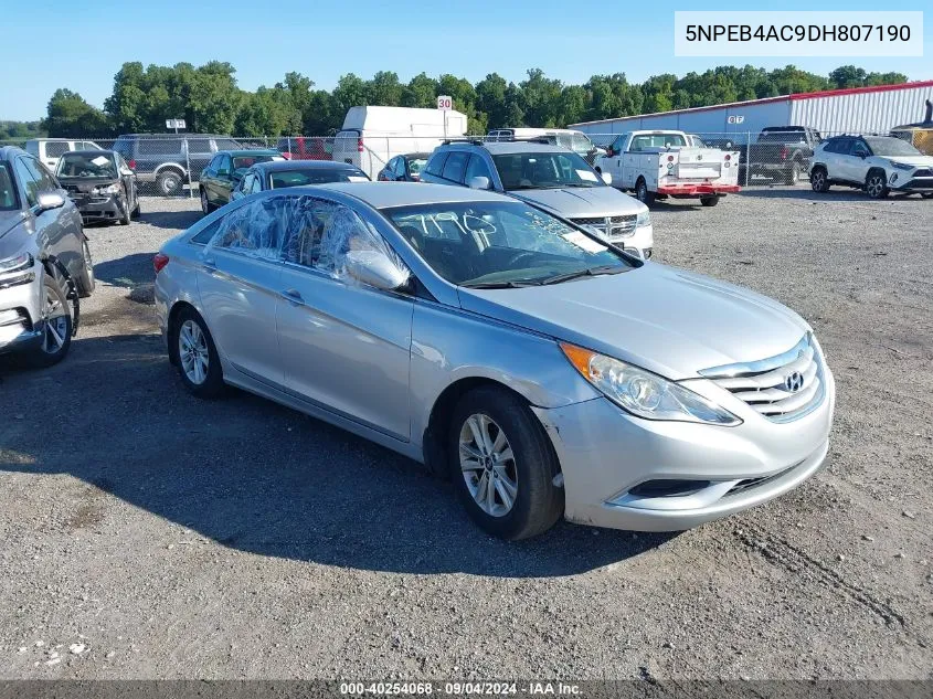 2013 Hyundai Sonata Gls VIN: 5NPEB4AC9DH807190 Lot: 40254068