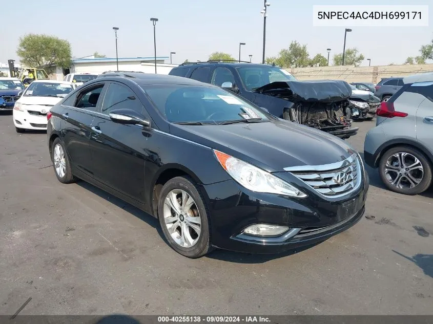 2013 Hyundai Sonata Limited VIN: 5NPEC4AC4DH699171 Lot: 40255138