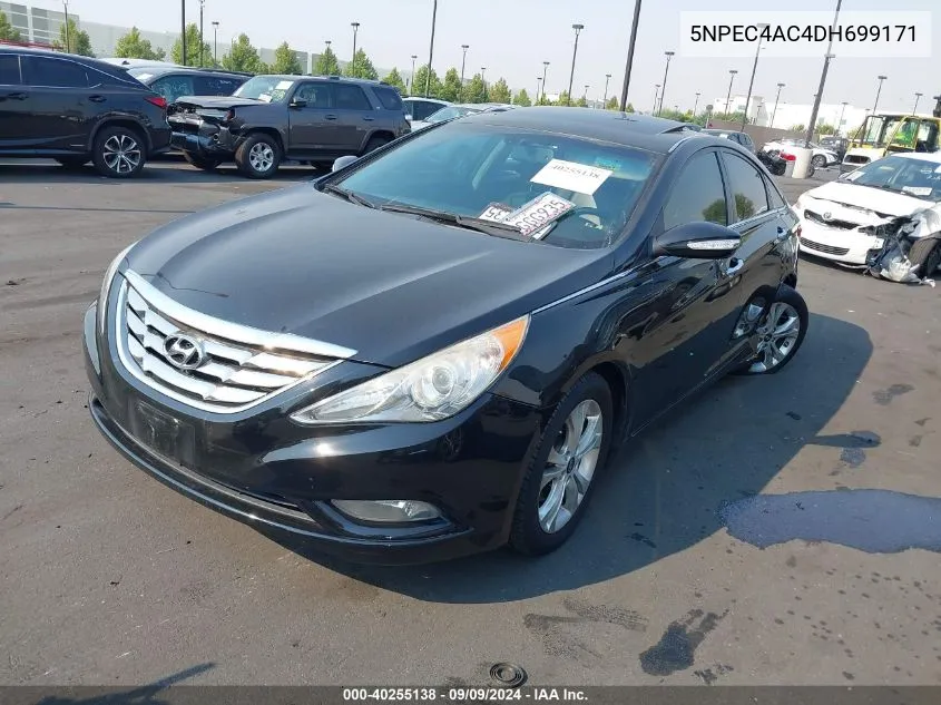 5NPEC4AC4DH699171 2013 Hyundai Sonata Limited