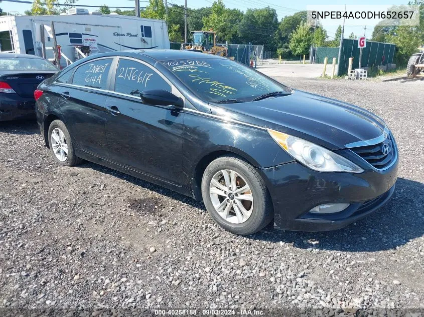 5NPEB4AC0DH652657 2013 Hyundai Sonata Gls