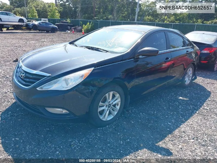 5NPEB4AC0DH652657 2013 Hyundai Sonata Gls