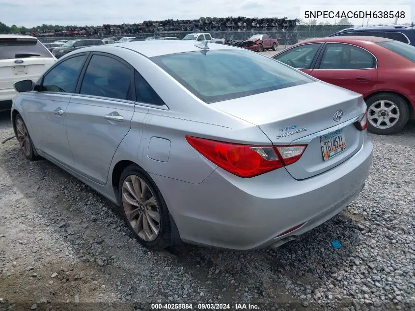 2013 Hyundai Sonata Se VIN: 5NPEC4AC6DH638548 Lot: 40258884