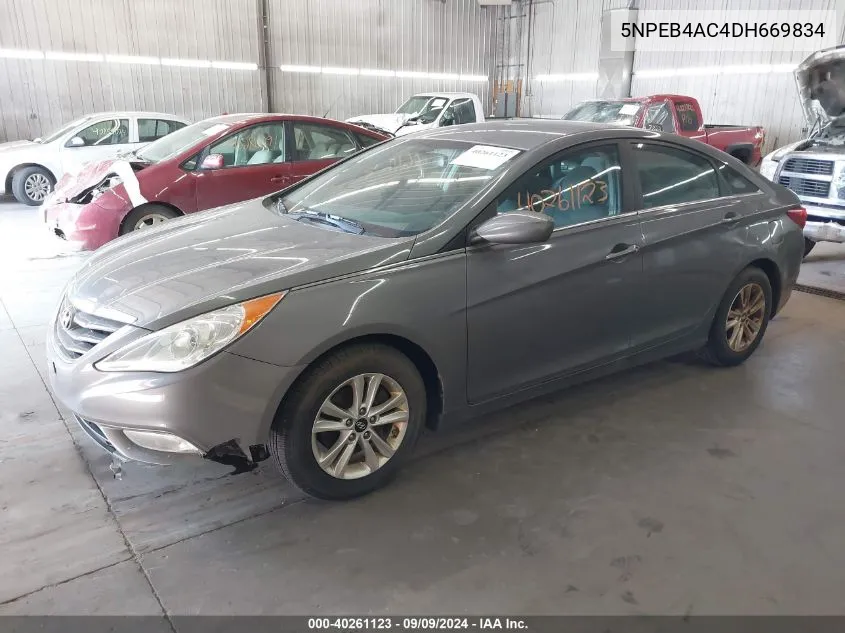 2013 Hyundai Sonata Gls VIN: 5NPEB4AC4DH669834 Lot: 40261123