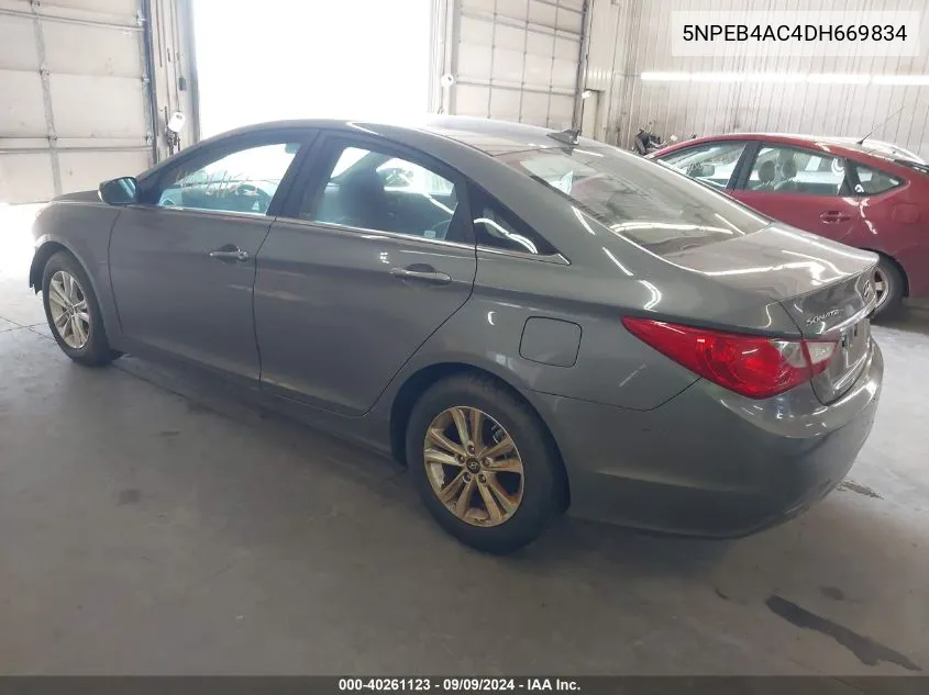 5NPEB4AC4DH669834 2013 Hyundai Sonata Gls