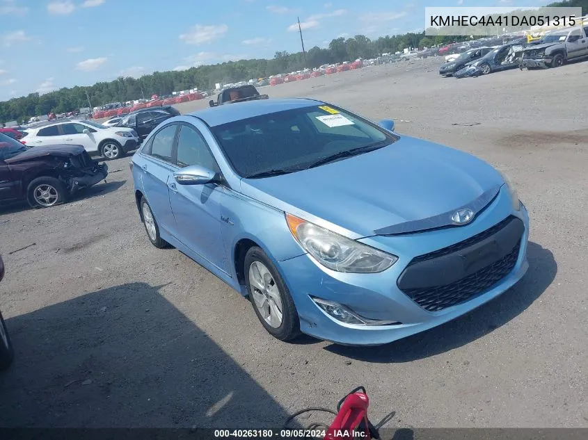 2013 Hyundai Sonata Hybrid Hybrid VIN: KMHEC4A41DA051315 Lot: 40263180