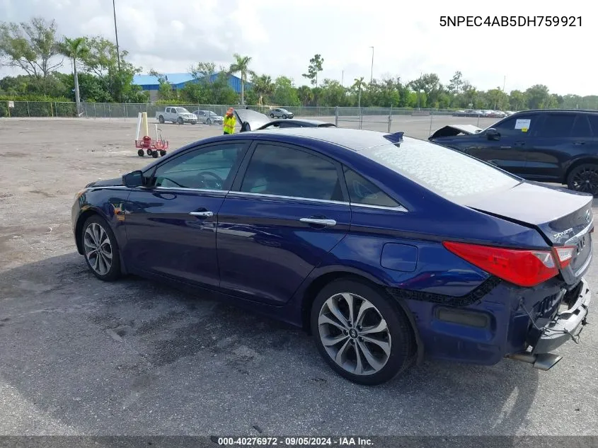 5NPEC4AB5DH759921 2013 Hyundai Sonata Se/Limited