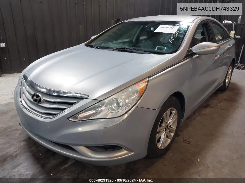 5NPEB4AC0DH743329 2013 Hyundai Sonata Gls