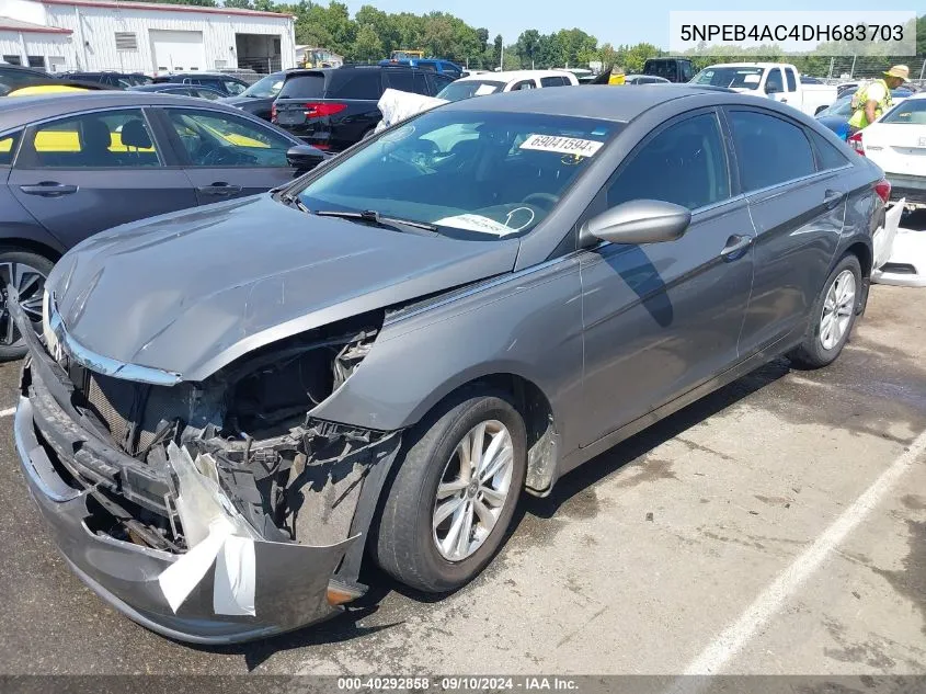 2013 Hyundai Sonata Gls VIN: 5NPEB4AC4DH683703 Lot: 40292858