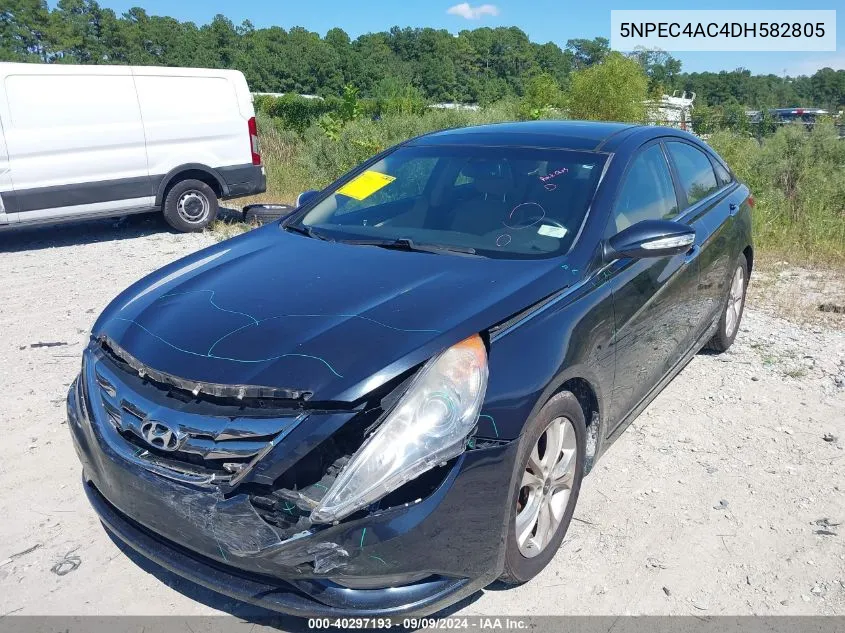 2013 Hyundai Sonata Limited VIN: 5NPEC4AC4DH582805 Lot: 40297193