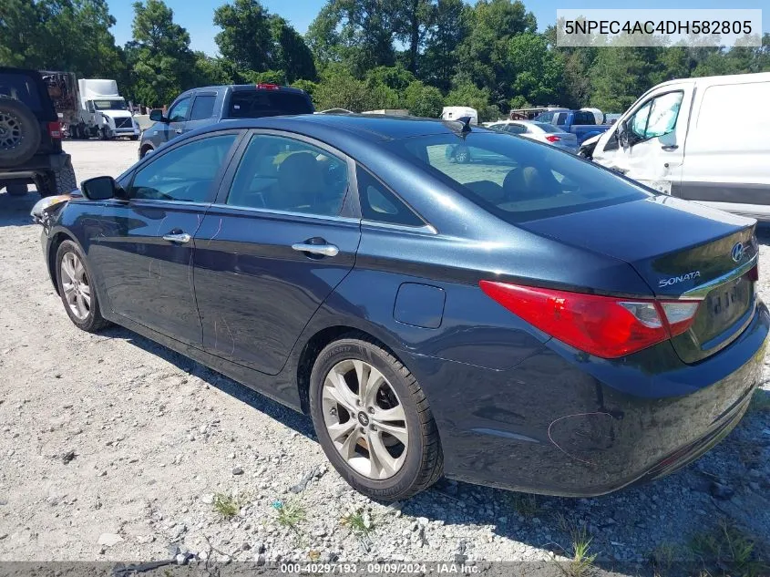 2013 Hyundai Sonata Limited VIN: 5NPEC4AC4DH582805 Lot: 40297193