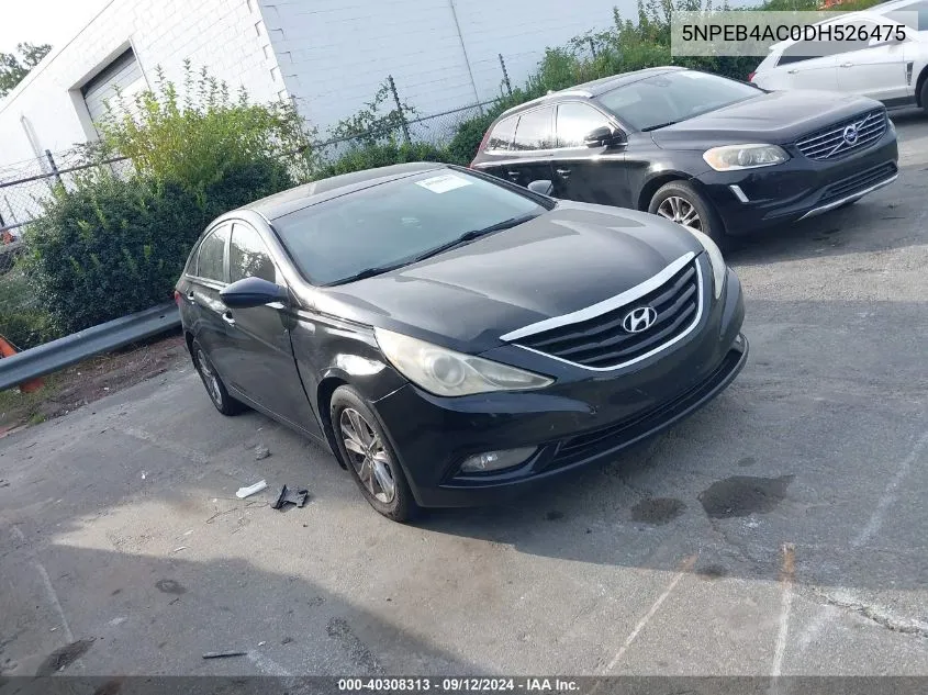 2013 Hyundai Sonata Gls VIN: 5NPEB4AC0DH526475 Lot: 40308313