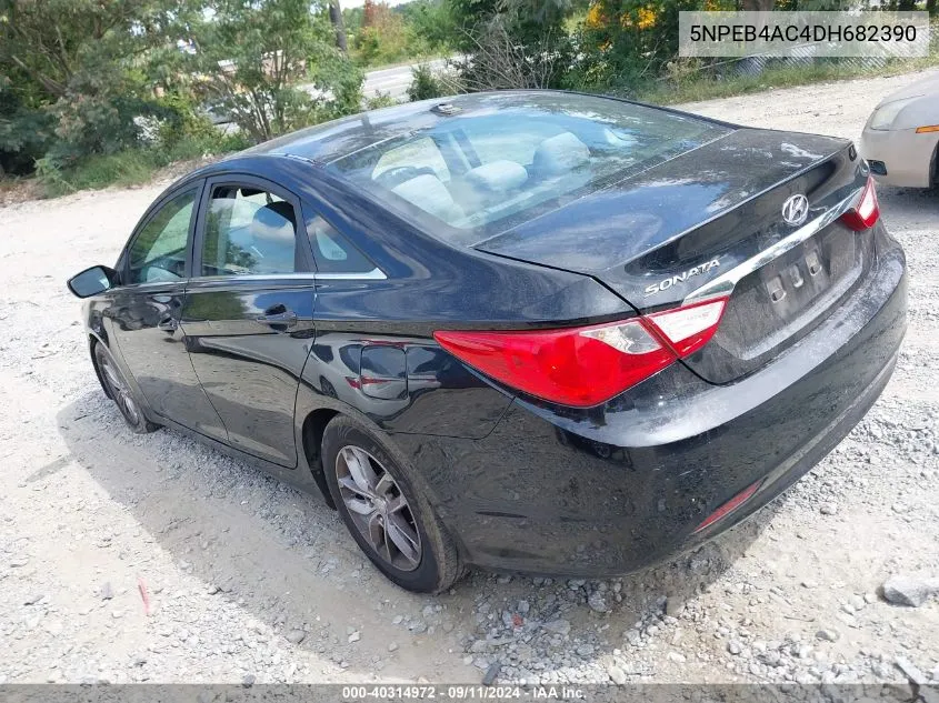 2013 Hyundai Sonata Gls VIN: 5NPEB4AC4DH682390 Lot: 40314972