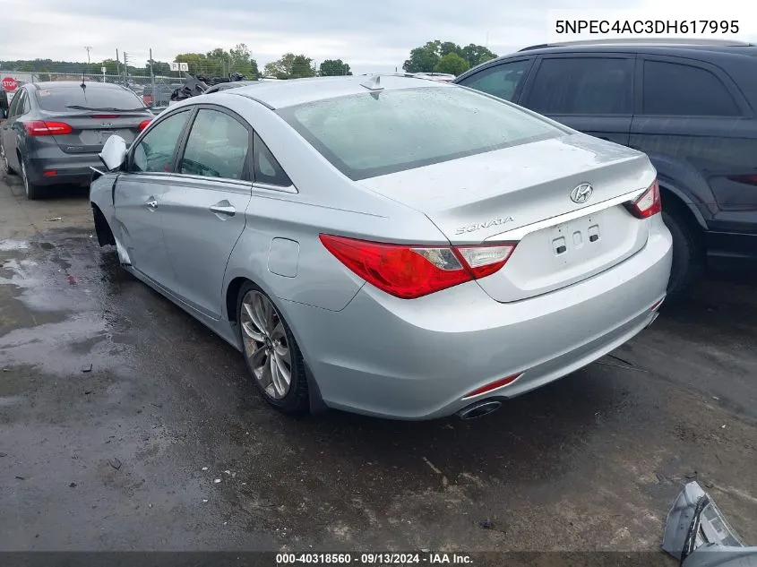 2013 Hyundai Sonata Se VIN: 5NPEC4AC3DH617995 Lot: 40318560