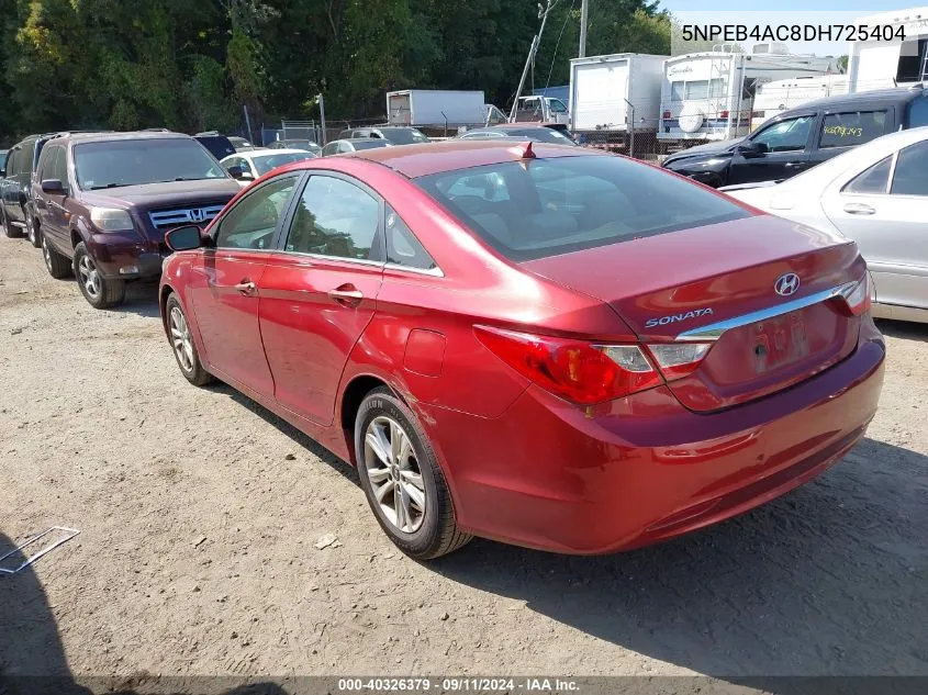 5NPEB4AC8DH725404 2013 Hyundai Sonata Gls