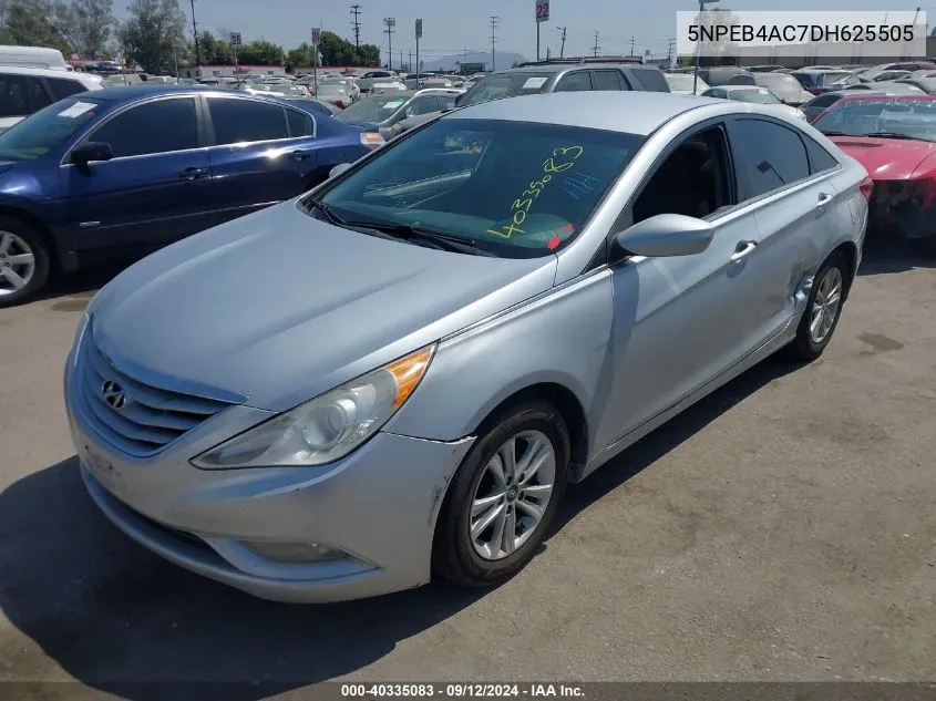 2013 Hyundai Sonata Gls VIN: 5NPEB4AC7DH625505 Lot: 40335083