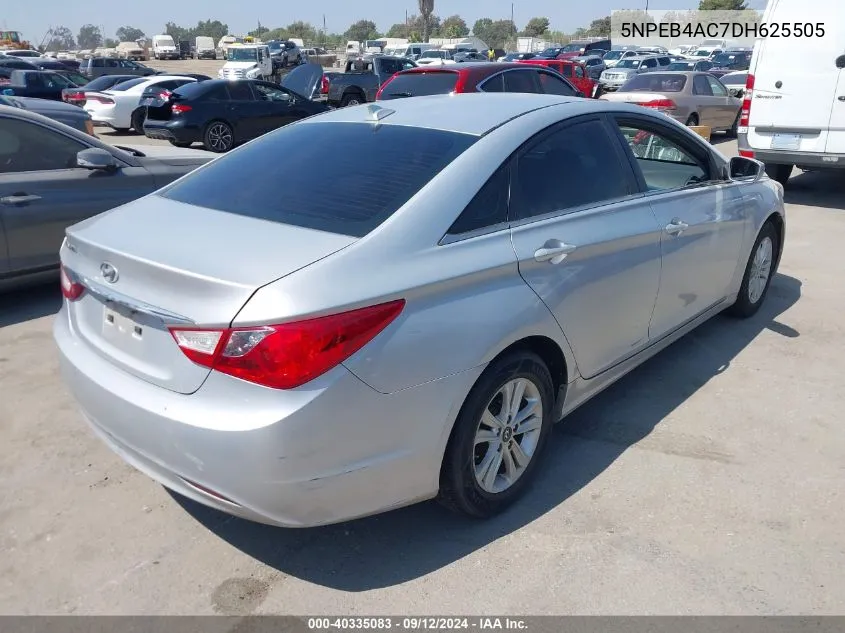 2013 Hyundai Sonata Gls VIN: 5NPEB4AC7DH625505 Lot: 40335083