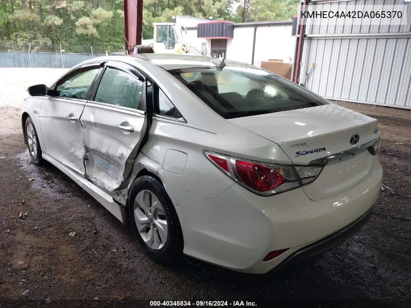 2013 Hyundai Sonata Hybrid VIN: KMHEC4A42DA065370 Lot: 40345834