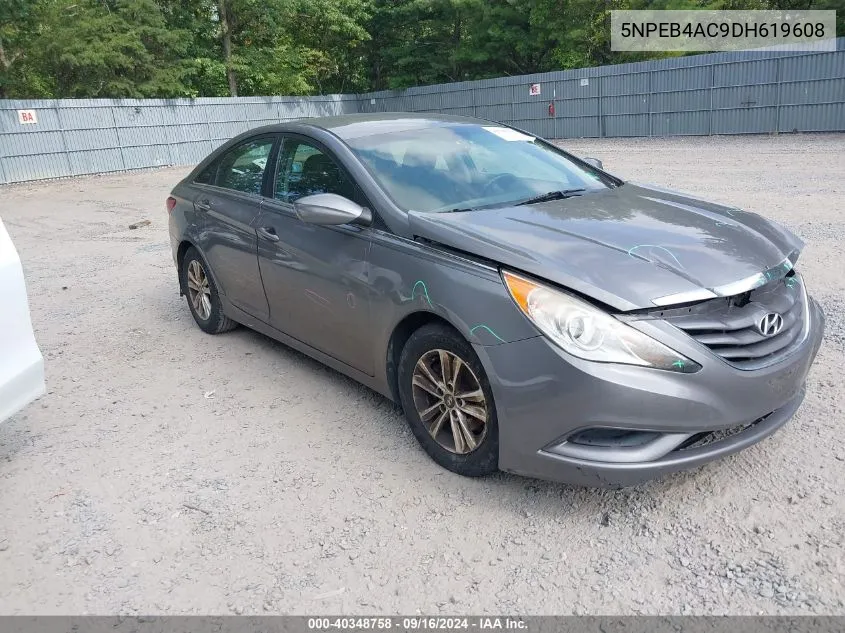 2013 Hyundai Sonata Gls VIN: 5NPEB4AC9DH619608 Lot: 40348758