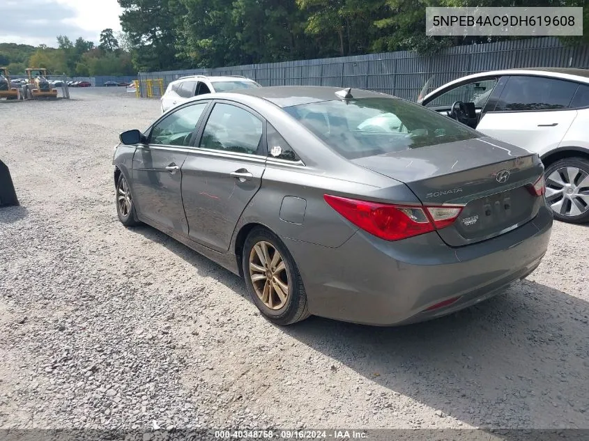 2013 Hyundai Sonata Gls VIN: 5NPEB4AC9DH619608 Lot: 40348758