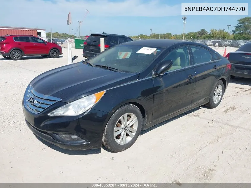 5NPEB4AC7DH744770 2013 Hyundai Sonata Gls